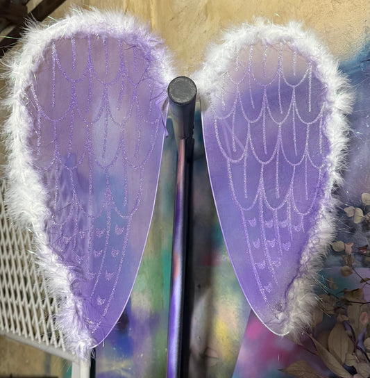 Purple Angel Wings